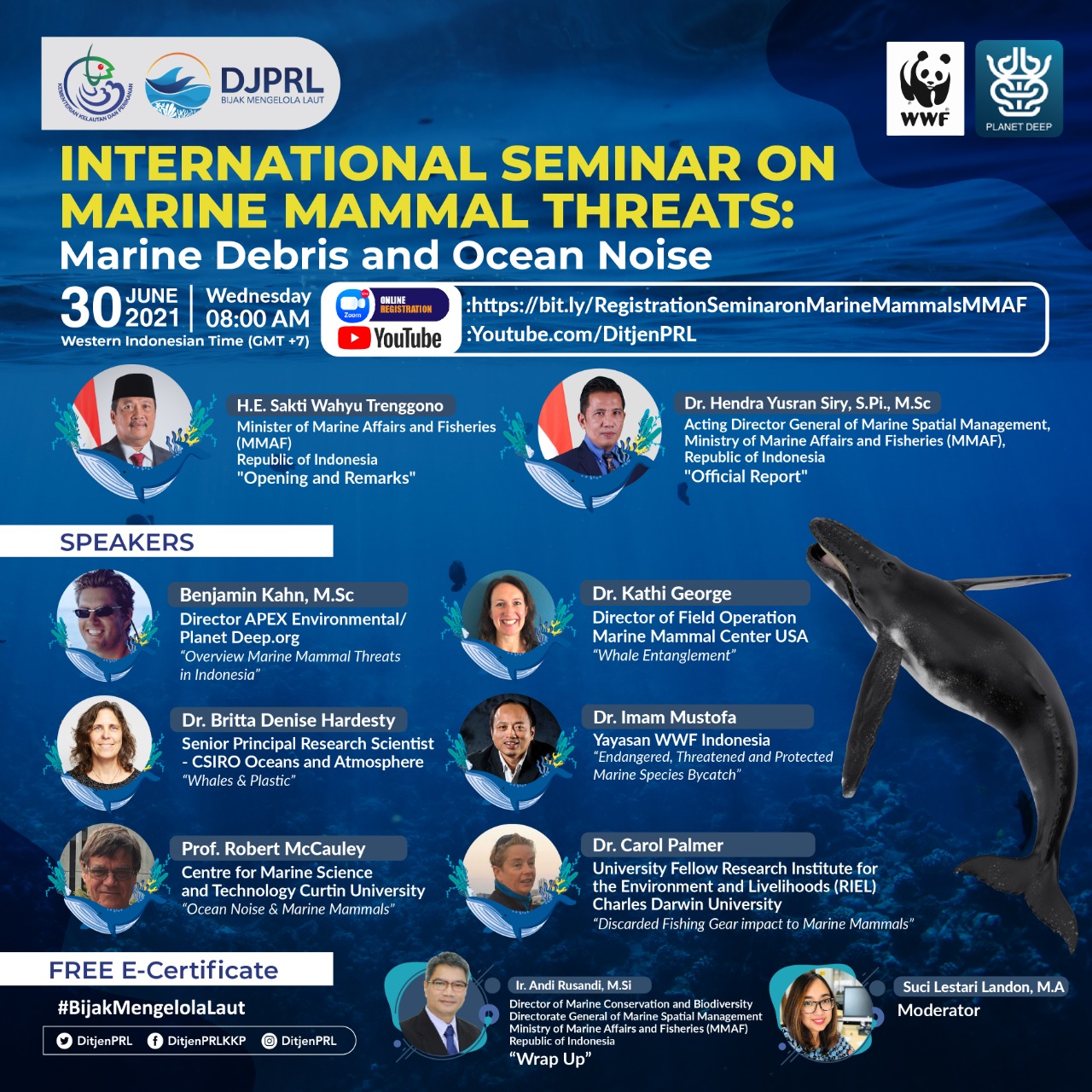 Seminar Internasional tentang Ancaman Terhadap Mamalia Laut: Sampah dan Kebisingan di Laut