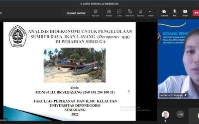 Seminar Hasil Penelitian Program Magister Manajemen Sumber Daya Perairan