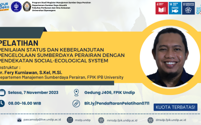 Pelatihan Penilaian Status dan Berkelanjutan Pengelolaan Sumberdaya Perairan dengan Pendekatan Social-Ecological System