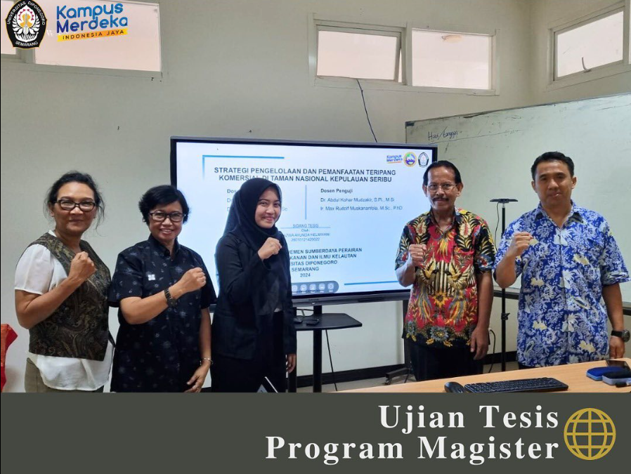 Ujian Tesis Program Magister Manajemen Sumber Daya Perairan an Nazwa Ayunda Helmiyani