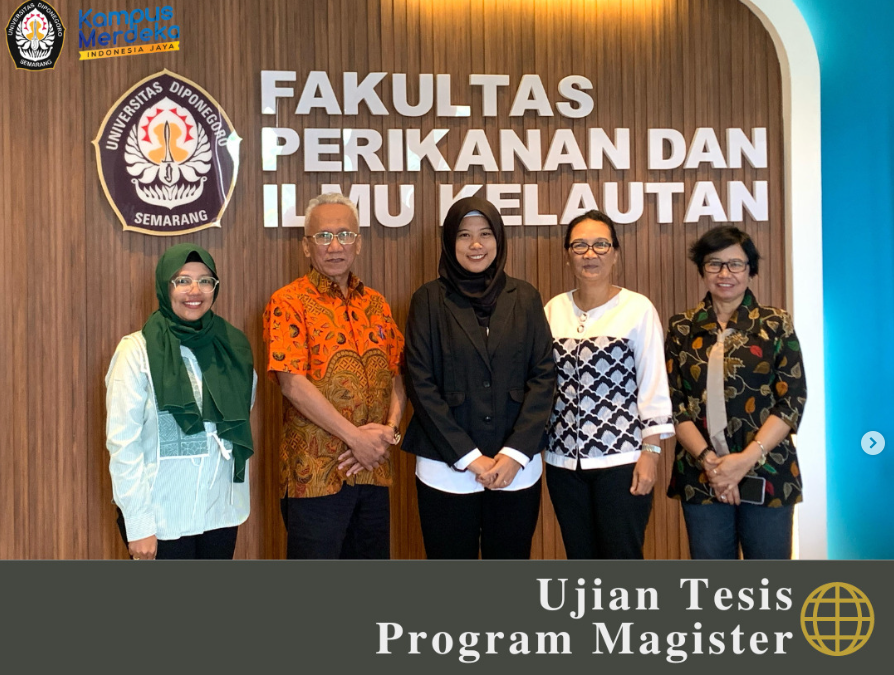 Ujian Tesis Program Studi Magister Manajemen Sumber Daya Perairan Tri Ajeng Pratiwi