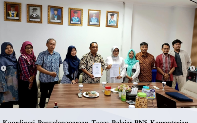 Coordination of the Implementation of Civil Servant Study Tasks at the Ministry of Maritime Affairs and Fisheries (KKP) and Signing of the SPK with FPIK Undip along with Monitoring Evaluation of Scholarship Recipient Students