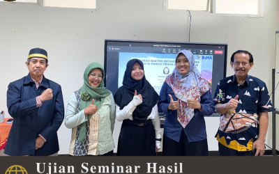 Seminar on Research Results of the Master Program in Water Resources Management by Ananda Tania Salsabila