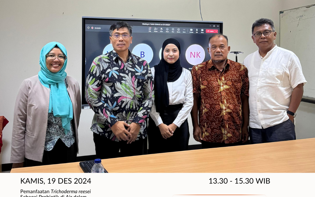 Seminar on Research Results of the Master Program in Aquatic Resources Management by Siti Dinda Chrisnawati