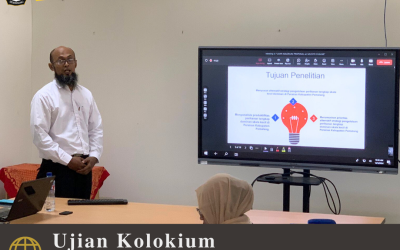 Colloquium Examination of Thesis Proposal for Master Program in Aquatic Resources Management by Muchyi Chalimi