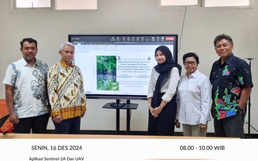 Colloquium Examination of Thesis Proposal for Master Program in Aquatic Resources Management by Hanan Az Zahra Syafina