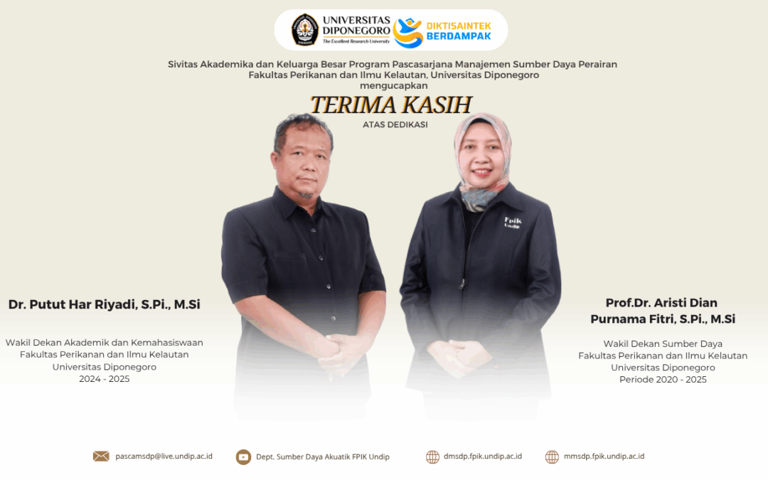Terima Kasih Dedikasi Wakil Dekan FPIK Undip