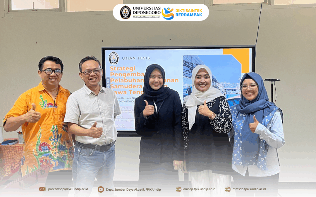Ujian Tesis Program Studi Magister Manajemen Sumber Daya Perairan an Hesa Karunia Fitri