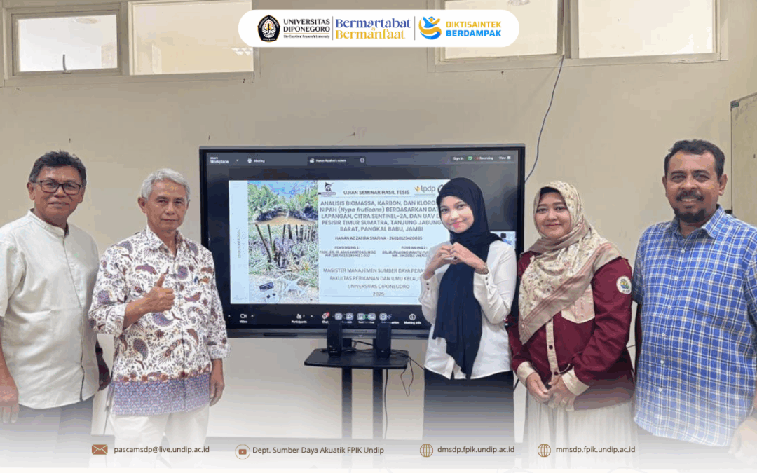 Seminar on Research Results of the Master Program in Aquatic Resources Management by Hanan Az Zahra Syafina