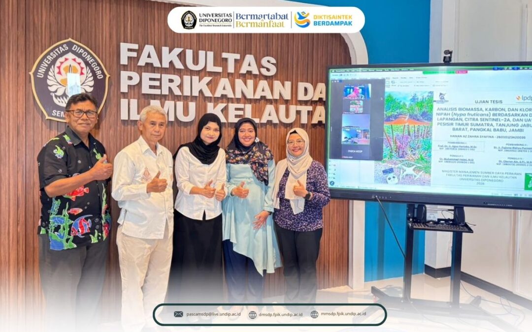 Ujian Tesis Program Magister Manajemen Sumber Daya Perairan an Hanan Az Zahra Syafina